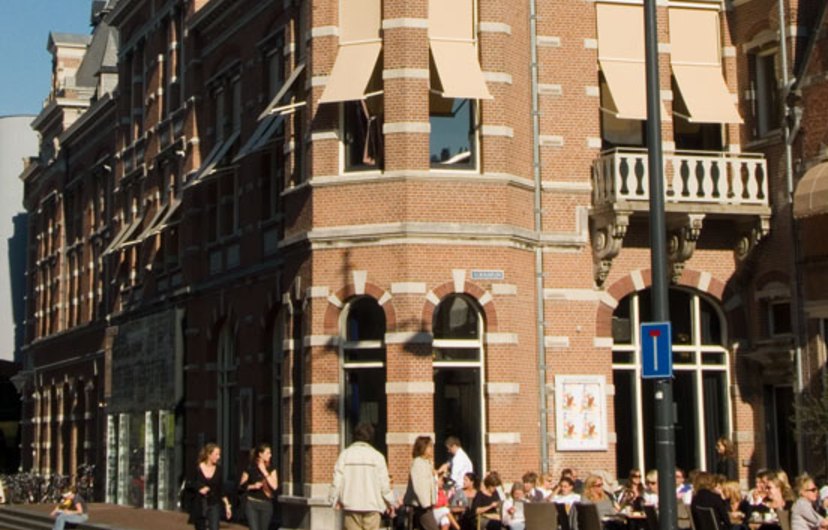 Het Stedelijk Museum Haarlem in het centrum